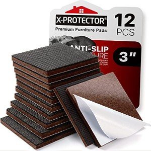 Non-Slip Furniture Pads - 12 Premium Grippers