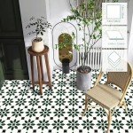 Peel and Stick Vinyl Floor Tiles - 40 PCS