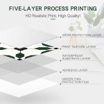 Peel and Stick Vinyl Floor Tiles - 40 PCS