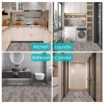 Peel and Stick Waterproof Vinyl Floor Tiles, 36 Pack