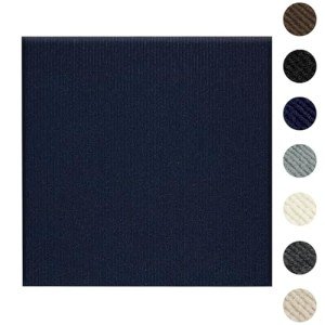 Dark Blue Peel and Stick Carpet Tiles, 10-Pack