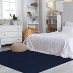 Dark Blue Peel and Stick Carpet Tiles, 10-Pack