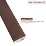 10Ft Self-Adhesive Vinyl Floor Transition Strip - Coffee