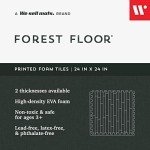 Mahogany Wood Grain Foam Floor Tiles - 100 Sq Ft