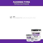 Roberts 2057-1 Vinyl Tile Adhesive, 1 Gallon