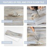 20 Pcs Peel and Stick Vinyl Floor Tiles