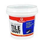 Red Devil Pre-Mixed Tile Grout, 1/2 Pint, White