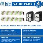 BISSELL CrossWave Pet Brush Roll & HEPA Filters