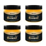 Milisten 4PC Beeswax Wood Polish for Furniture