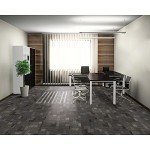 Mohawk Basics 24" Berber Carpet Tile - Smoke