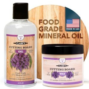 Bamboo Cutting Board Care Kit with Oils & Wax