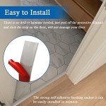 Self-Adhesive Floor Transition Strip - Gray Wood Grain