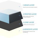 30-Pack Hexagon Peel and Stick Vinyl Floor Tiles