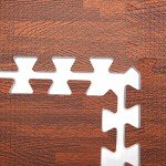 Wood Grain Foam Interlocking Floor Tiles - 16 Pack