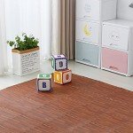 Wood Grain Foam Interlocking Floor Tiles - 16 Pack