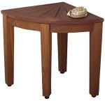 AquaTeak 15.5" Kai Teak Shower Bench & Care Kit