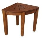 AquaTeak 15.5" Kai Teak Shower Bench & Care Kit