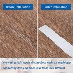 Self-Adhesive Floor Transition Strip - 10ft, White