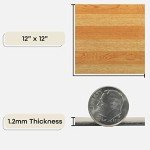 Nexus 12-Inch Vinyl Tile, Light Oak Plank, 20-Pack