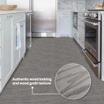 Grey Wood Look Peel and Stick Vinyl Tiles 20-Pack