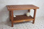 AquaTeak Teak Shower Bench with Care Set 76.2 cm