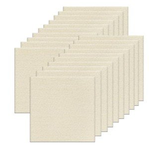 Peel and Stick Carpet Tiles - 12” x 12” White