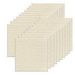 Peel and Stick Carpet Tiles - 12” x 12” White