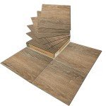 Peel and Stick Vinyl Floor Tiles - 30-Pack