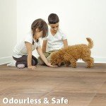 Peel and Stick Vinyl Floor Tiles - 30-Pack