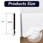 Flexible Self-Adhesive Vinyl Baseboard Molding - White
