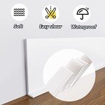 Flexible Self-Adhesive Vinyl Baseboard Molding - White