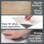 Peel and Stick Vinyl Floor Tiles - 30-Pack