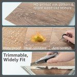 Peel and Stick Vinyl Floor Tiles - 30-Pack