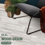 Peel and Stick Waterproof Vinyl Flooring Planks - 34 Pack