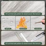 Peel and Stick Waterproof Vinyl Flooring Planks - 34 Pack