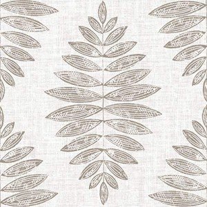 Peel & Stick Neutral Foliage Floor Tiles