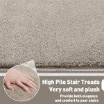 Ultra Plush Non-Slip Stair Treads - 14 Pieces