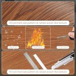 Peel and Stick Waterproof Vinyl Floor Tiles - 18-Pack