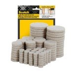 162 PCS Beige Felt Furniture Pads for Floors