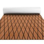 EVA Foam Marine Mat Boat Flooring - 94"x16" Brown