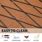 EVA Foam Marine Mat Boat Flooring - 94"x16" Brown