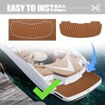 EVA Foam Marine Mat Boat Flooring - 94"x16" Brown