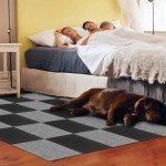 20 Pack Peel and Stick Carpet Tiles 12”x12”