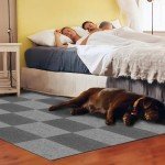 Peel and Stick Carpet Tiles - 10 Pack 12”x12”