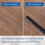 Black Self-Adhesive Transition Strip for Laminate Floors