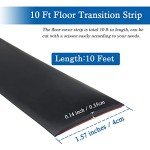 Black Self-Adhesive Transition Strip for Laminate Floors