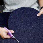 Dark Blue Peel and Stick Carpet Tiles - 20 Pack