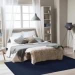 Dark Blue Peel and Stick Carpet Tiles - 20 Pack