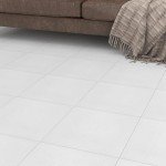 Decotalk 30 Sheet White Peel and Stick Floor Tiles