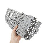 12 Rubber Floor Tiles for Bathroom 30.5 x 30.5 cm